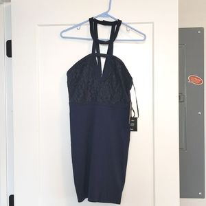 Lulu's Navy Mini Dress